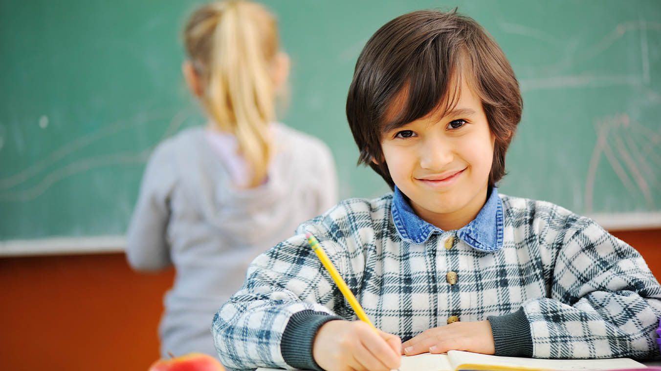 A smiling child used for the Education Reform page of Jerone Davison's website